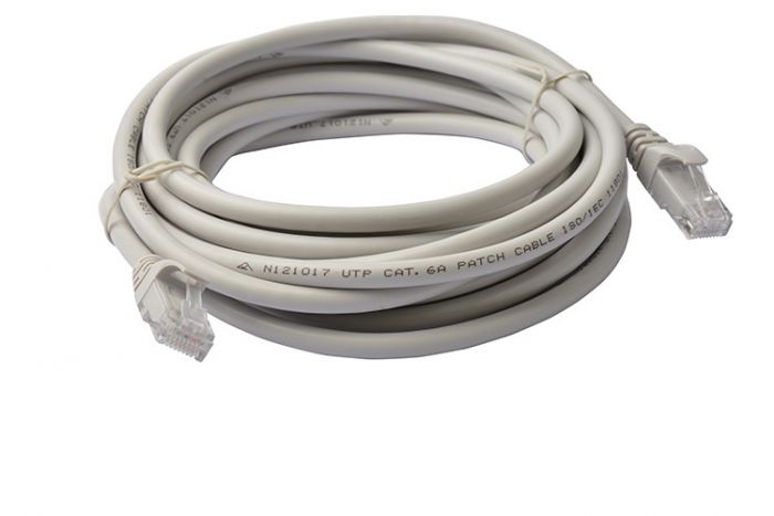 8WARE Cat6a UTP Ethernet Cable 15m Snagless Grey