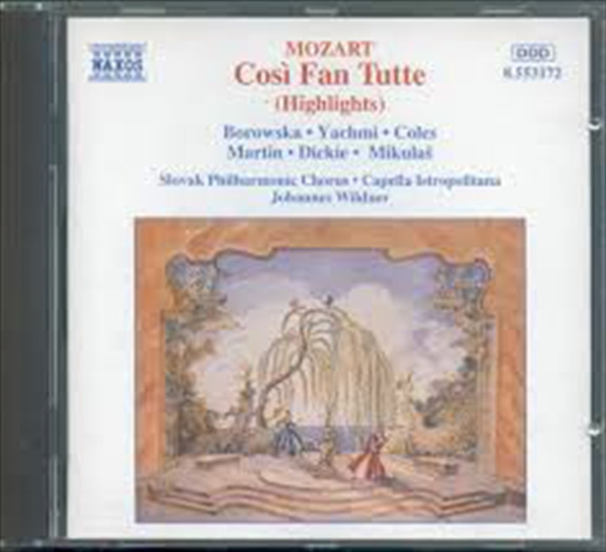 Mozart: Cosi Fan Tutte Hlts - Wildner: Borowska: Yachmi: Coles: C Cd Album