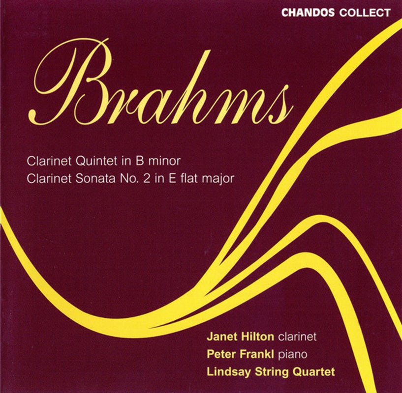 Brahms Clarinet Quintet - Hilton: Frankl: Lindsay Quartet Cd Album
