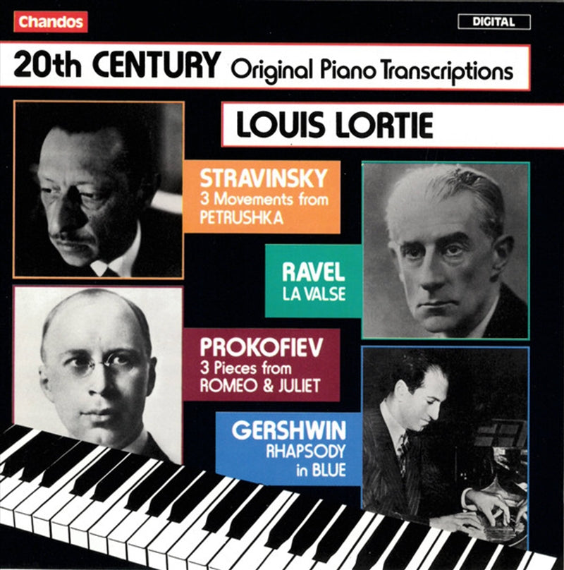 20Th Century Piano Music - Lortie, Louis Cd Album