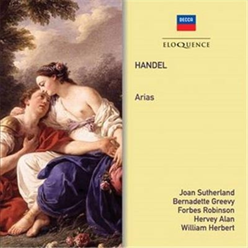 Handel Arias - Sutherland, Joan: Bernadette Greevy Cd Album