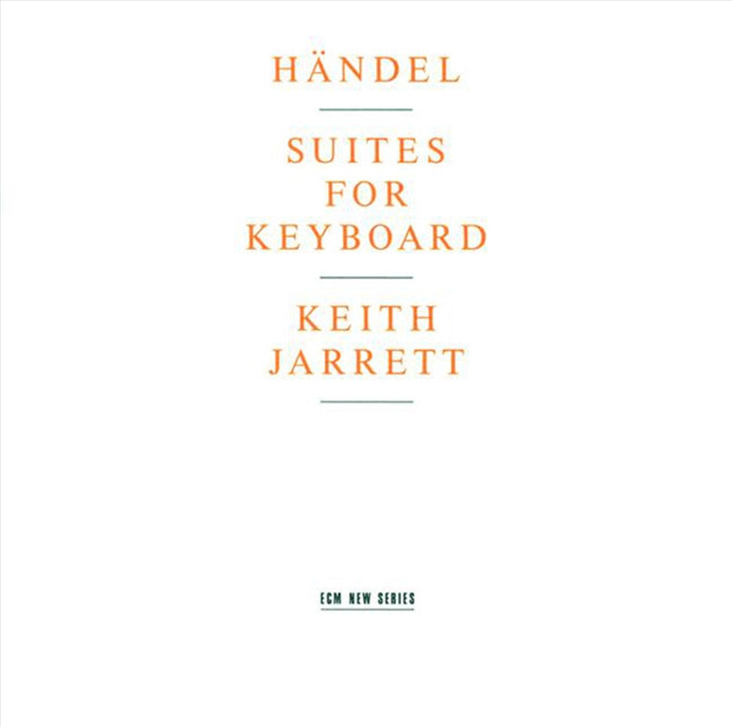 Handel:Suites For Keyboar - Jarrett, Keith Cd Album