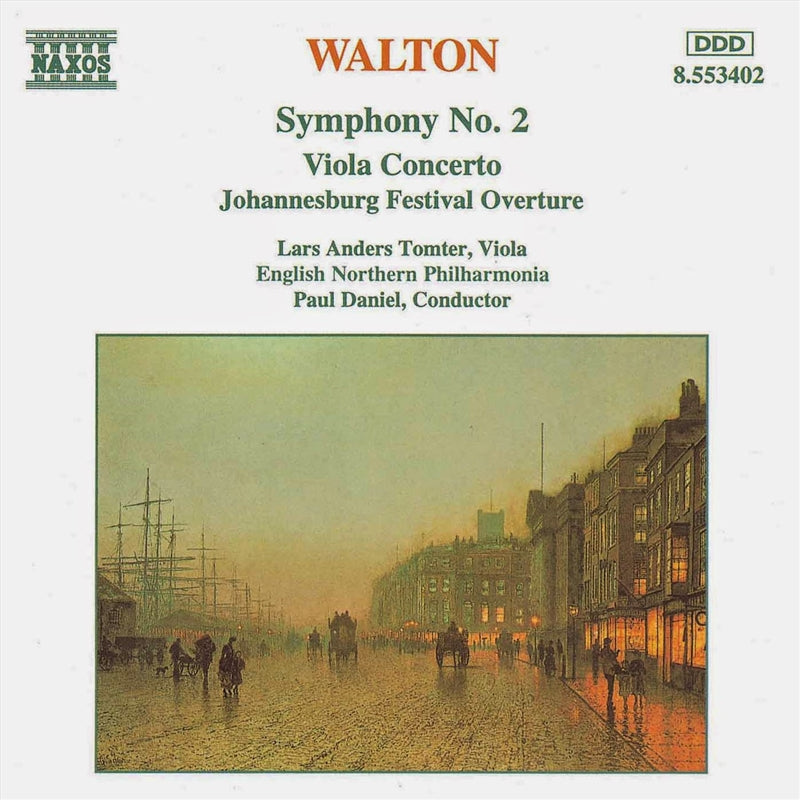 Walton:Symphony No.2/Viola Cto - Daniel/Tonter/E Cd Album