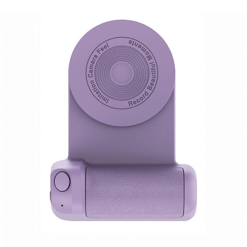 Bluetooth Camera Grip Handle for Phone Photography Bracket - Black