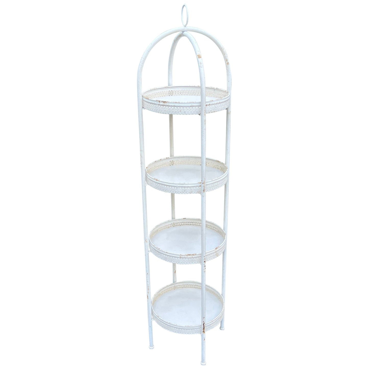 Martinique 4-Round Shelf Unit / Plant Stand 37x154cm