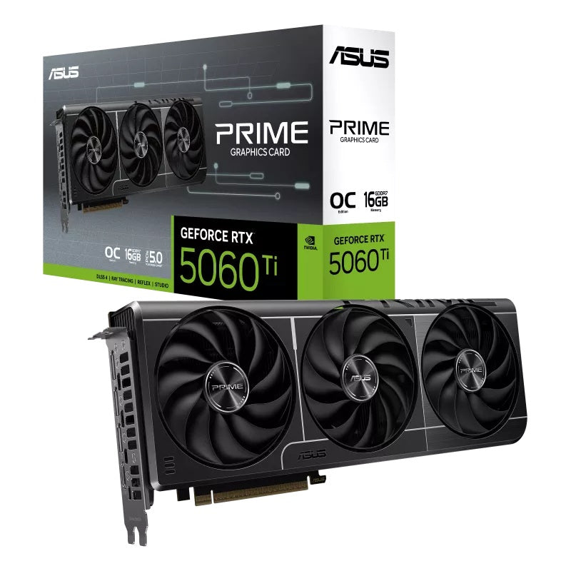 ASUS nVidia GeForce PRIME GeForce RTX™ 5060 Ti 16GB GDDR7 OC Edition, 128-bit