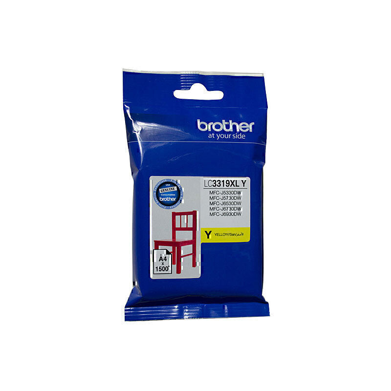 Brother LC3319 XL 正品黄色墨盒 - 3,000 页