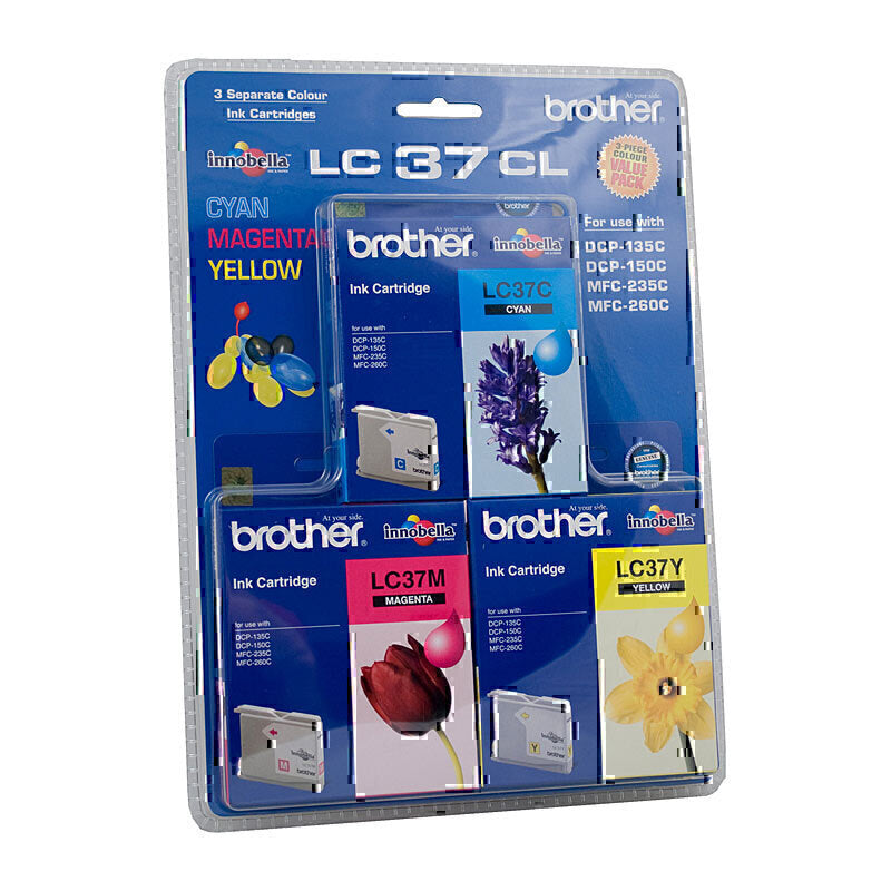 Brother LC37 CMY 彩色包
