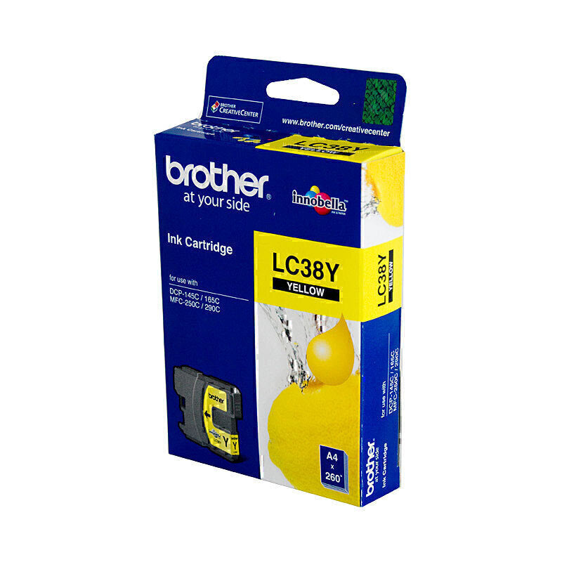 Brother LC38 黄色墨盒