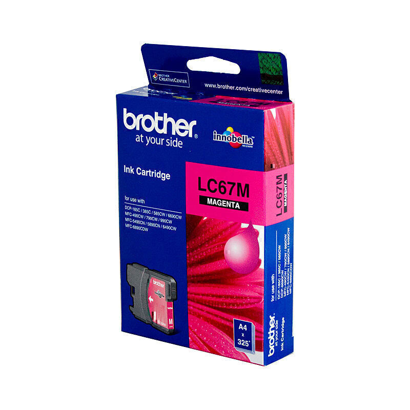 Brother LC67 洋红色墨盒