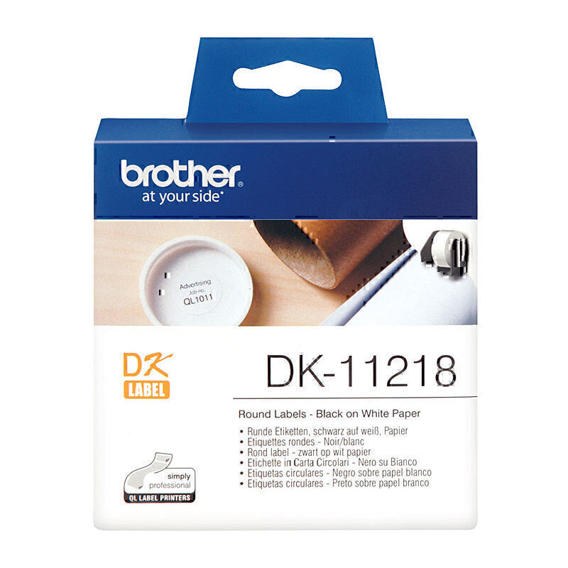 Brother DK11218 白色标签