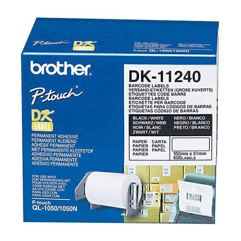 Brother DK11240 白色标签