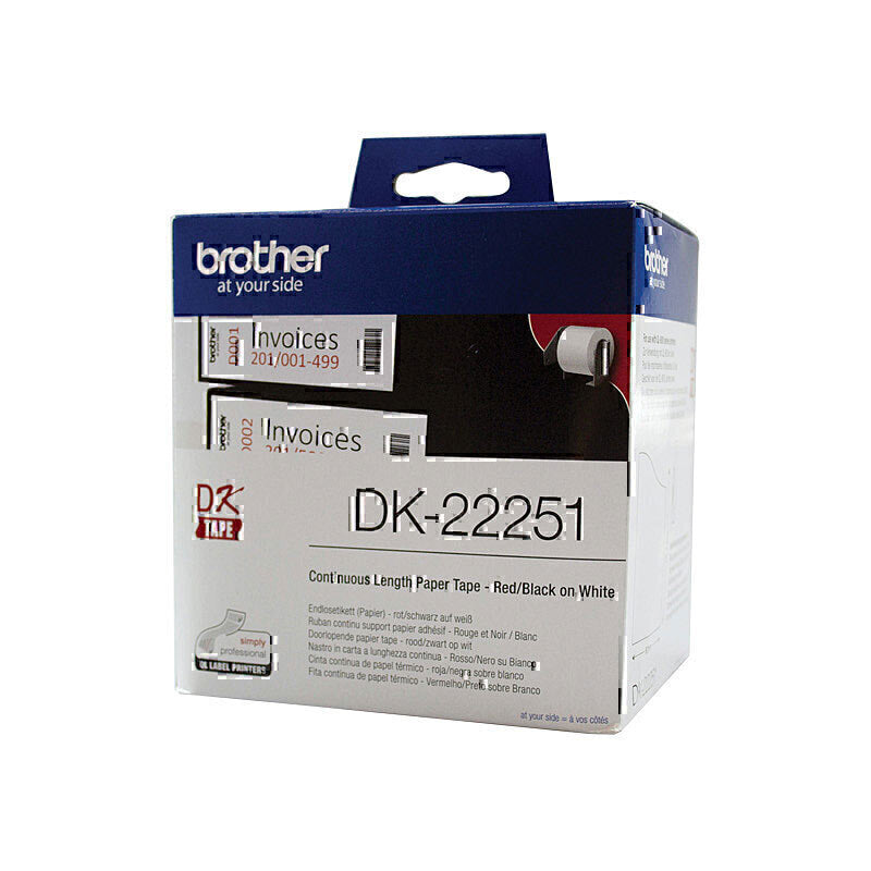 Brother DK22251 白色卷筒纸