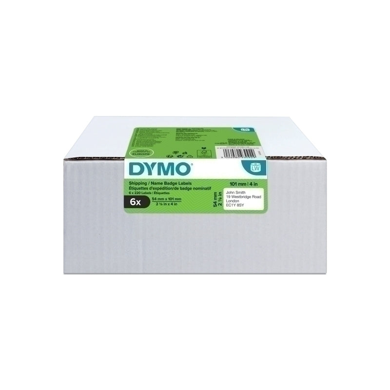 Dymo LW 船舶 Lbl 54X101m Pk6