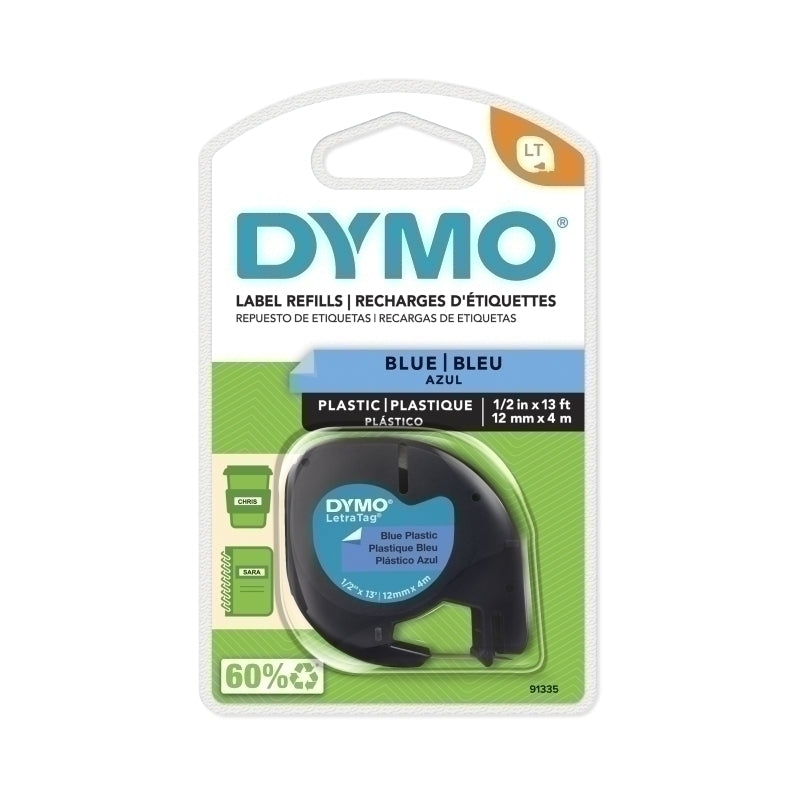 Dymo LT 塑料 12mmX4M 蓝色