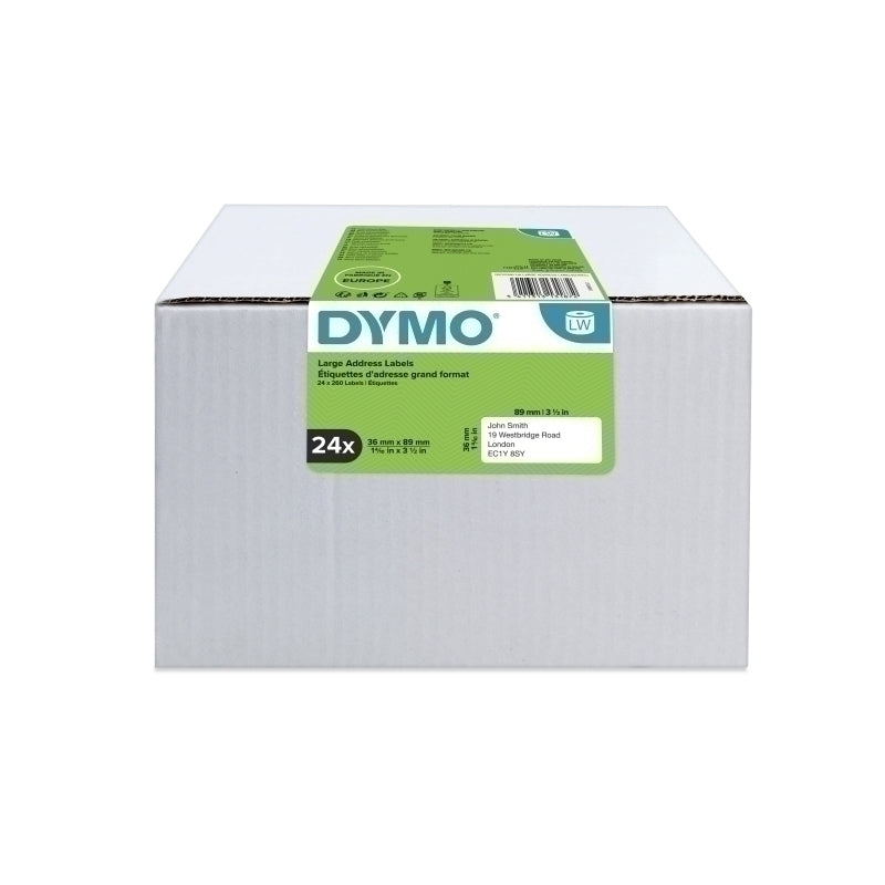 ملصق إعلانات Dymo LW Lg بكميات كبيرة 24