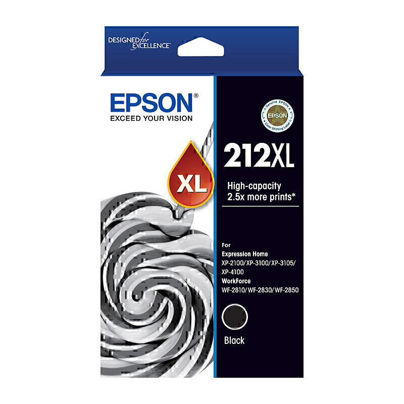 Epson 212XL 原装黑色墨盒 C13T02X192