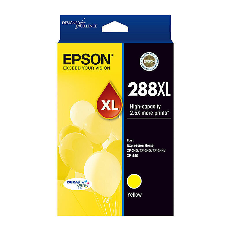 Epson 288XL 原装黄色墨盒 C13T306492