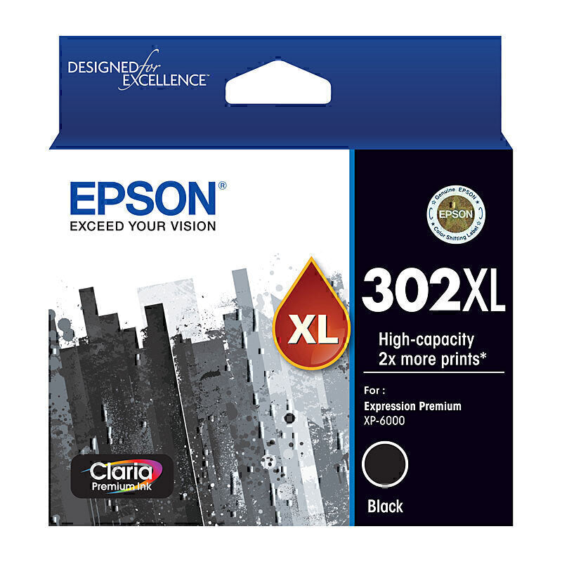 Epson 302XL 黑色墨盒