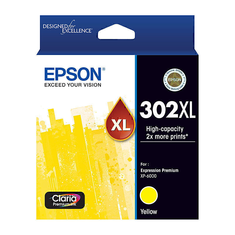 Epson 302XL 黄色墨盒