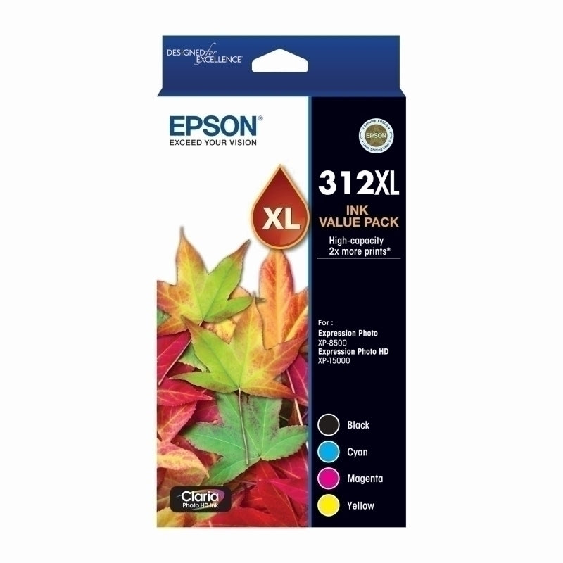 Epson 312XL CMYK 彩色包