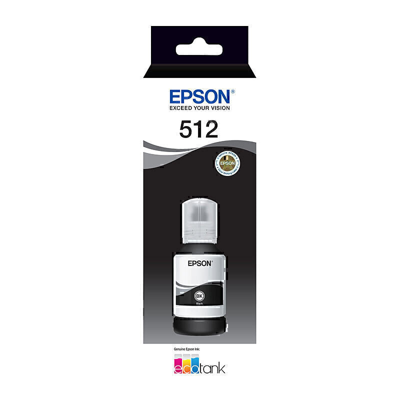 Epson T512 黑色 EcoTank 瓶