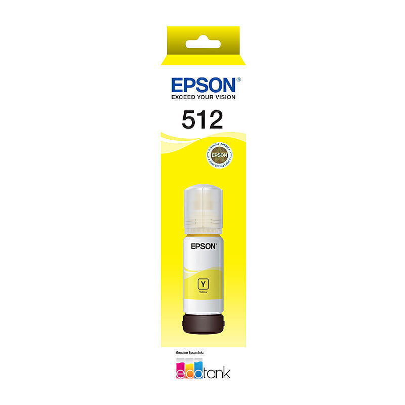 Epson T512 Yell EcoTank 瓶