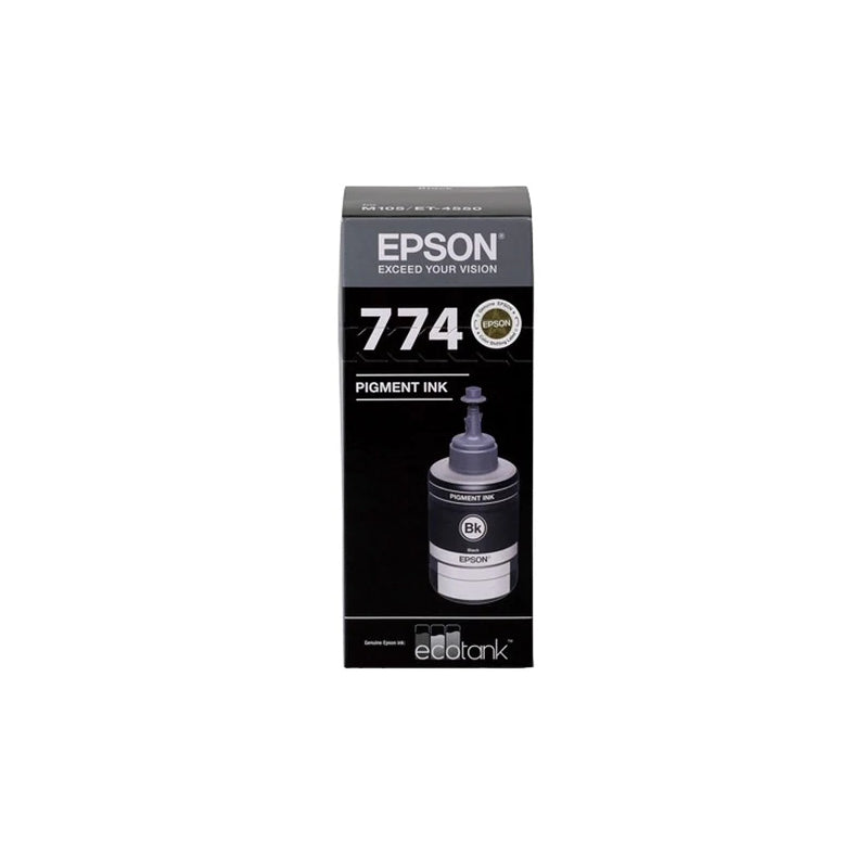 Epson T774 黑色 EcoTank 瓶