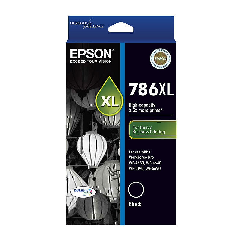Epson 786XL 黑色墨盒
