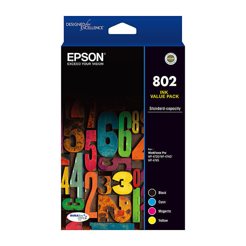 Epson 802 CMYK 彩色包