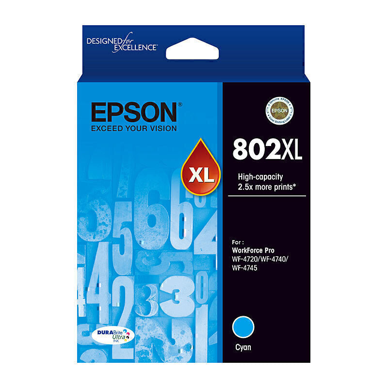 Epson 802XL 青色墨盒