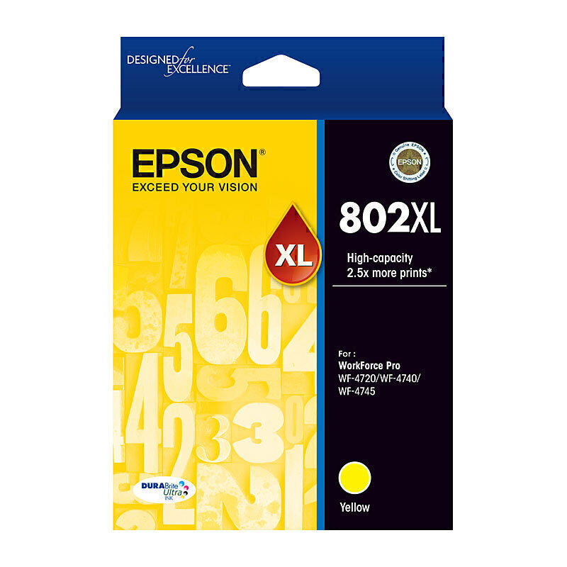 Epson 802XL 黄色墨盒