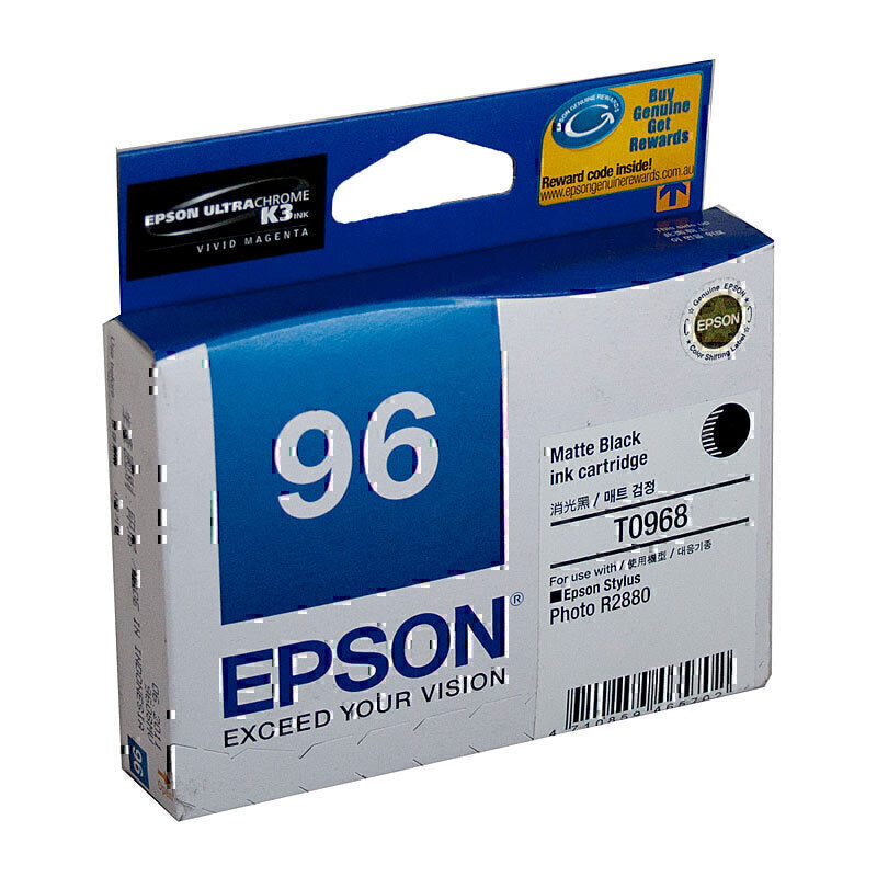 Epson T0968 哑光黑色墨盒