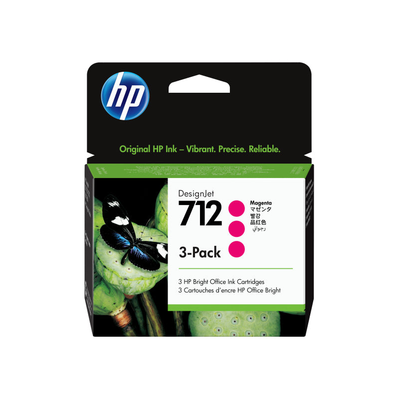 HP #712 29ml Mag 3 件装 3ED78A