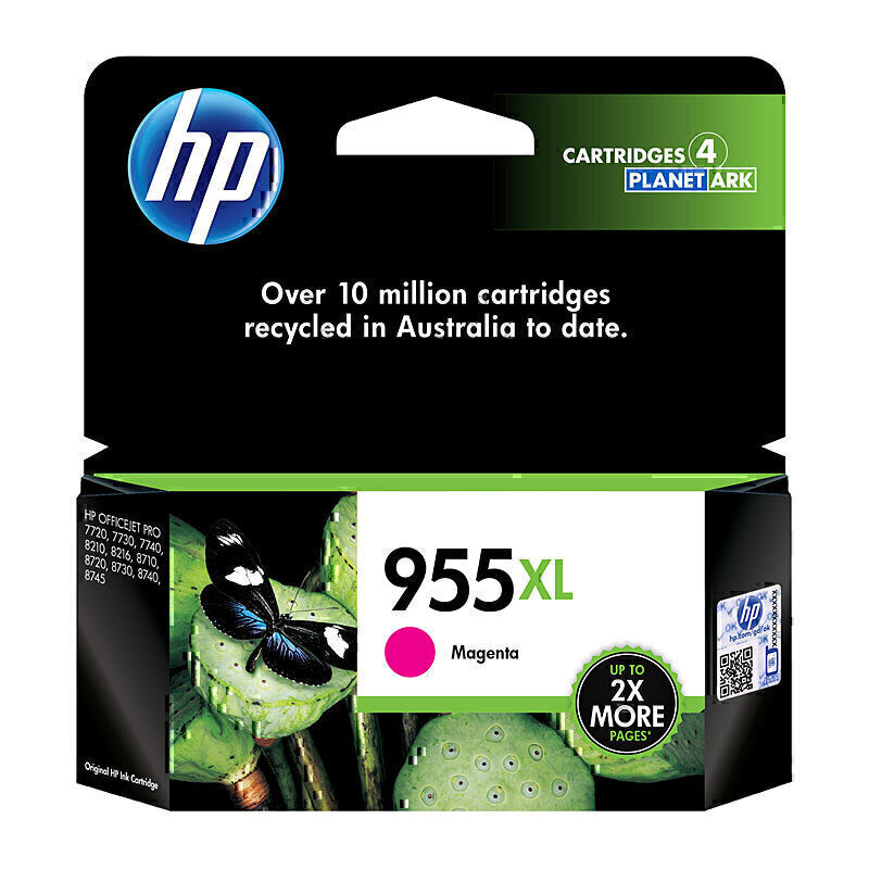 HP #955 XL 正品洋红色墨盒 L0S66AA - 1,600 页