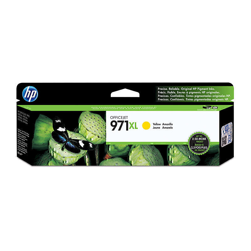 HP #971XL 黄色墨水 CN628AA