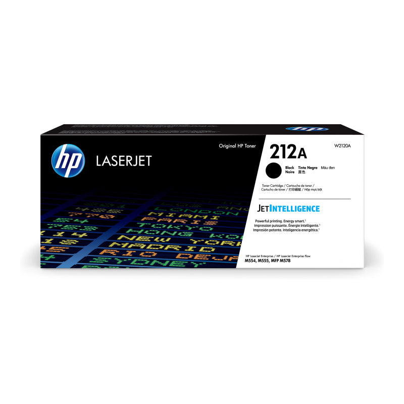 HP W2120A (#212A) 原装黑色碳粉盒 - 5,500 页