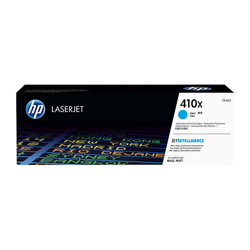 حبر HP #410X السماوي CF411X