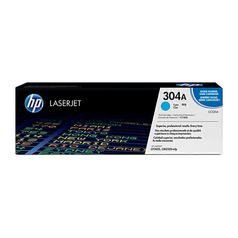 حبر HP رقم 304A السماوي CC531A