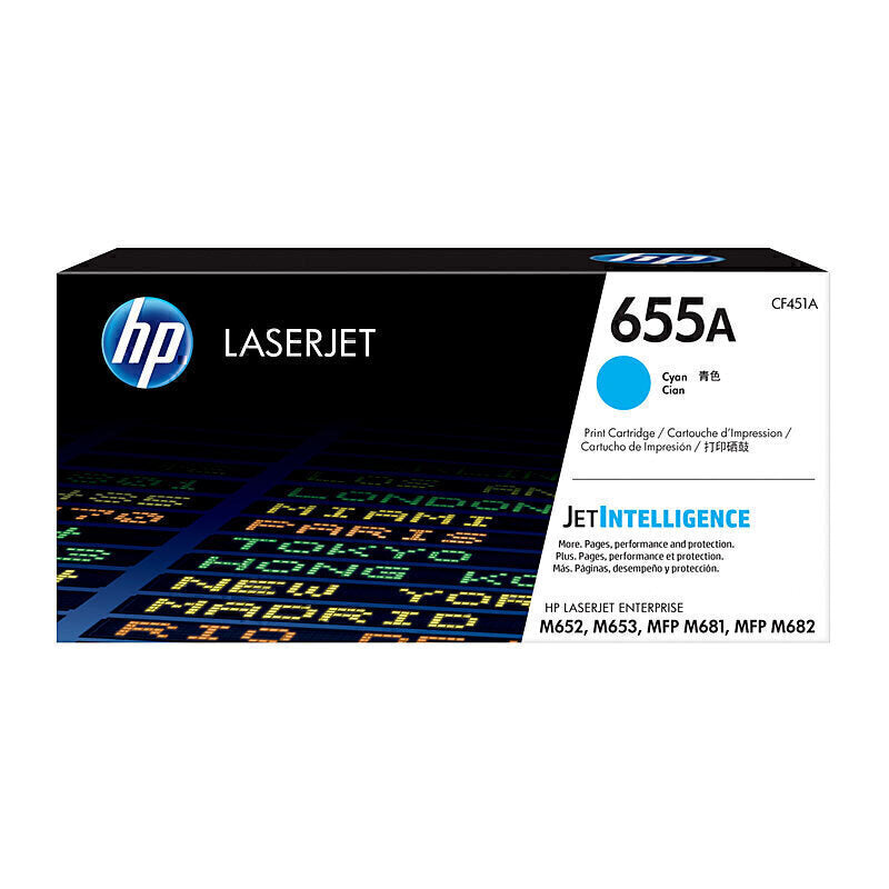 حبر HP رقم 655A السماوي CF451A