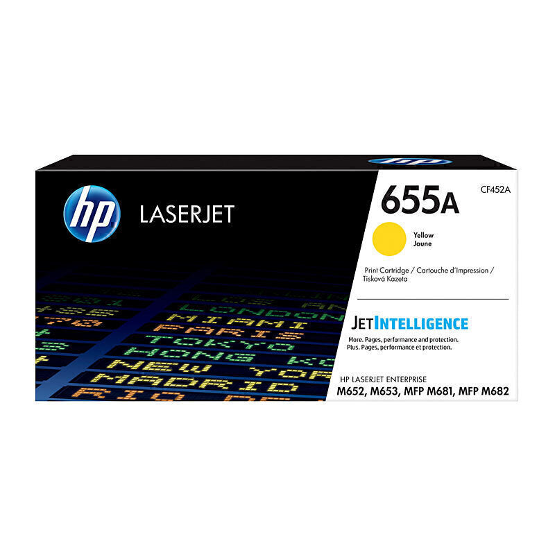 حبر HP رقم 655A أصفر CF452A