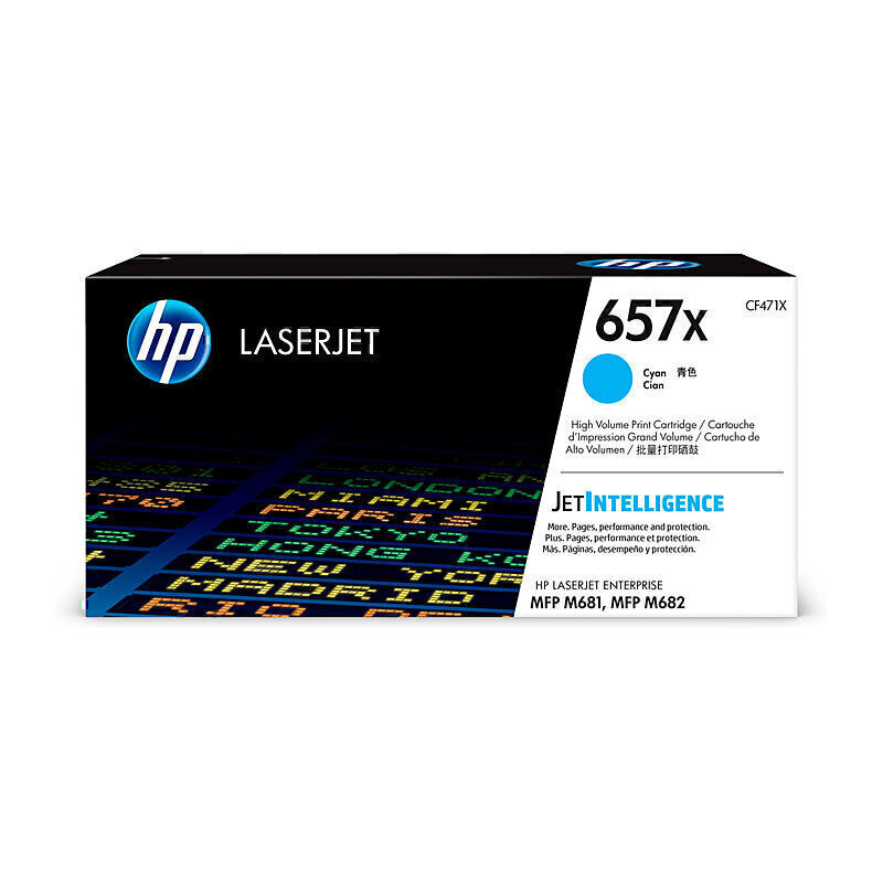 حبر HP رقم 657X السماوي CF471X