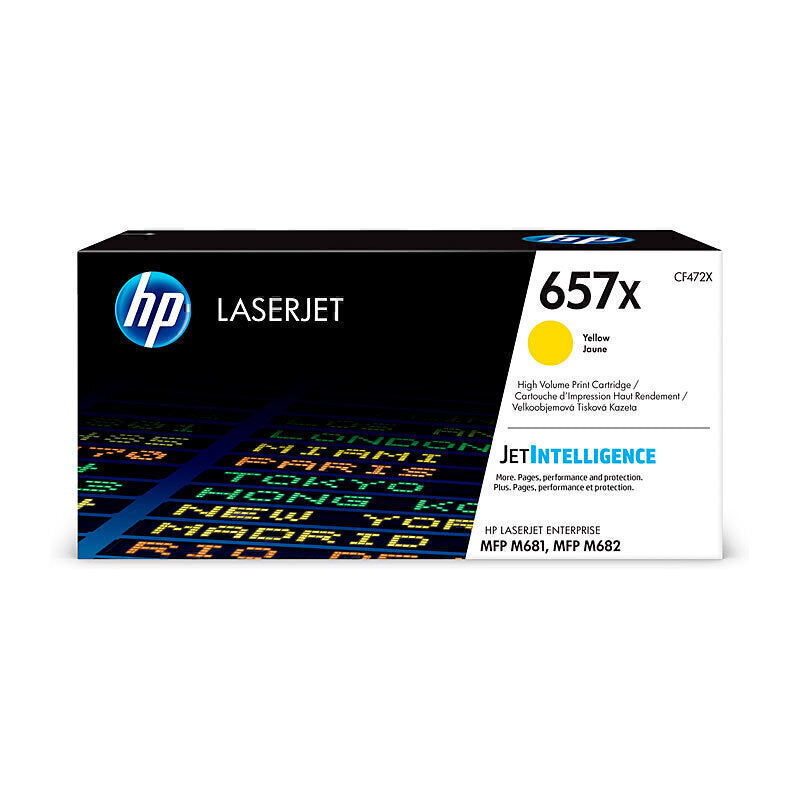 حبر HP رقم 657X أصفر CF472X