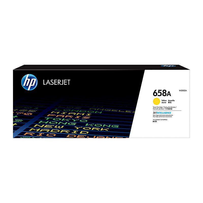 حبر HP رقم 658A أصفر W2002A