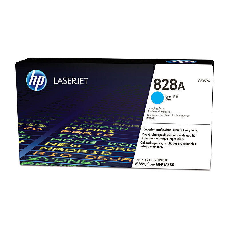 أسطوانة HP #828A CF359A باللون السماوي