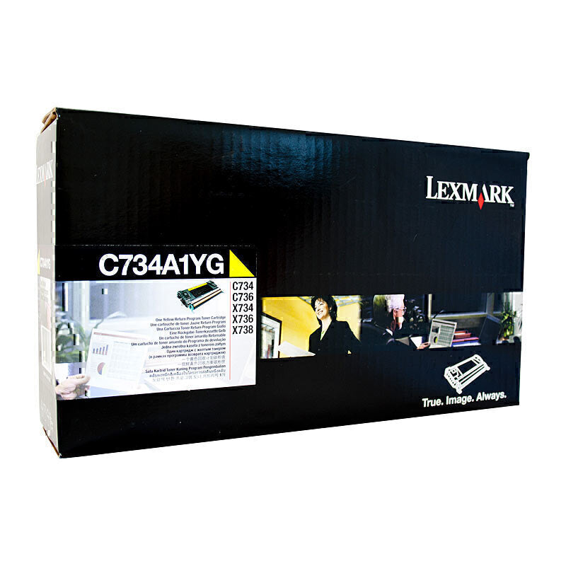 Lexmark C734 黄色碳粉盒