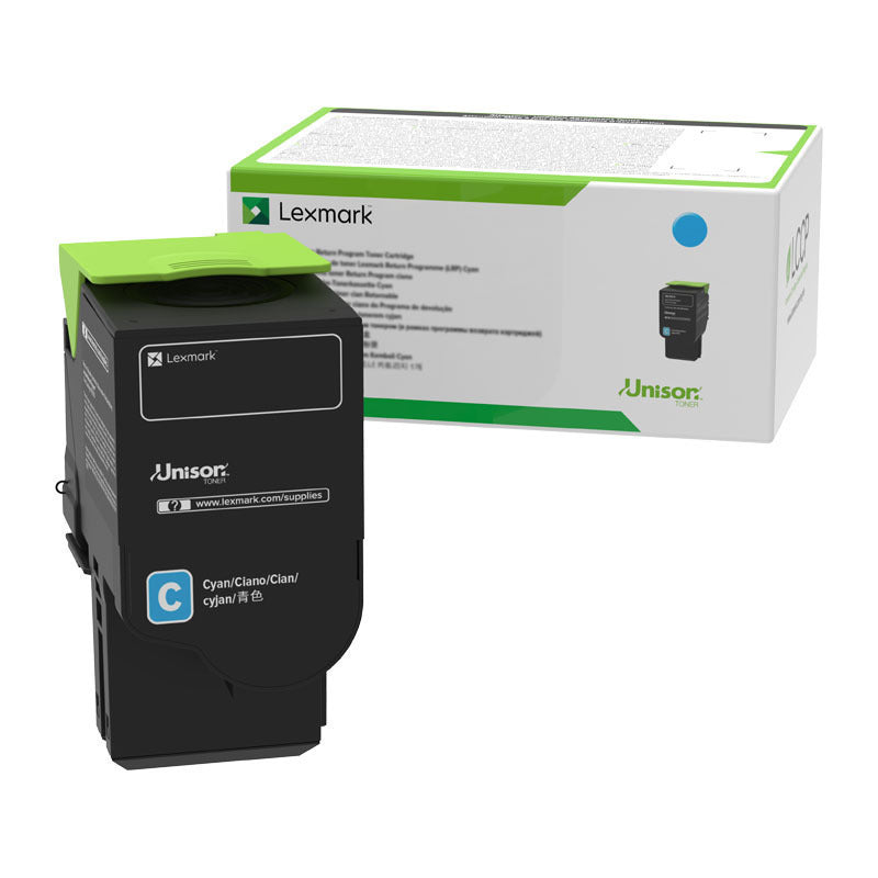 Lexmark 78C6XCE XHY 青色碳粉