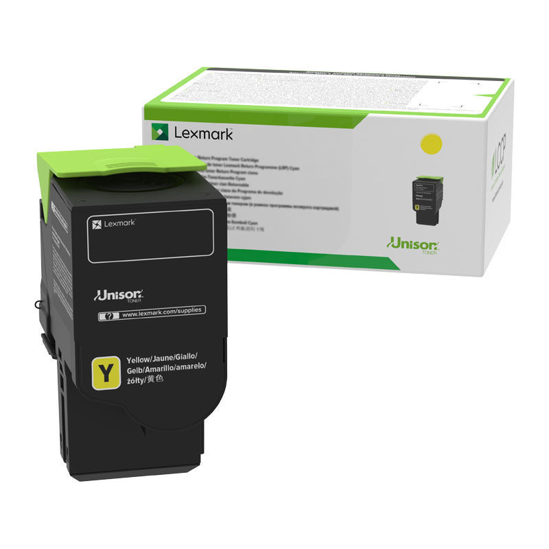 Lexmark 78C6XYE XHY 黄色碳粉