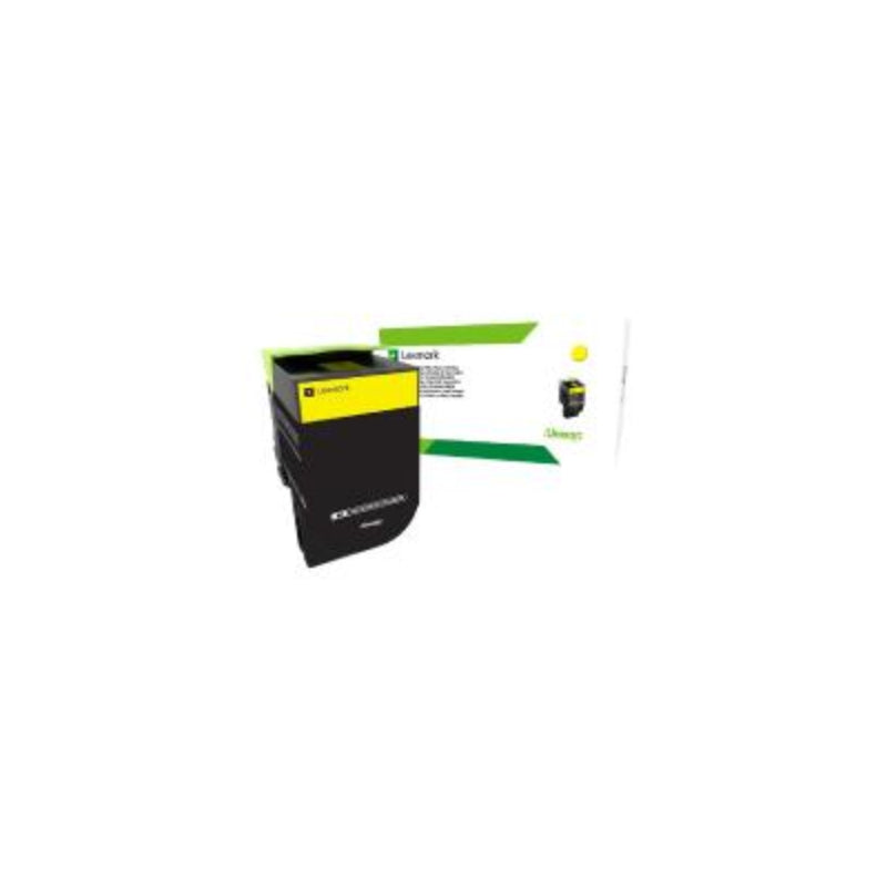 Lexmark 808SY 标准黄色碳粉