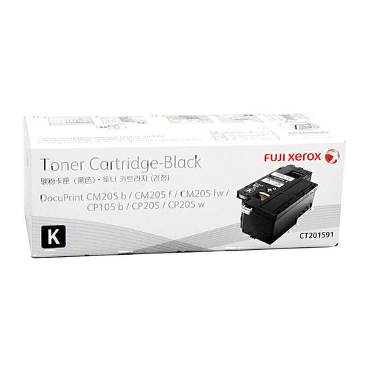 Fuji Xerox CT201591 Genuine Black Toner Cartridge - 2,000 Pages